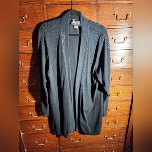 CHRISTINE ALEXANDER Holiday Sweater Cardigan 1X